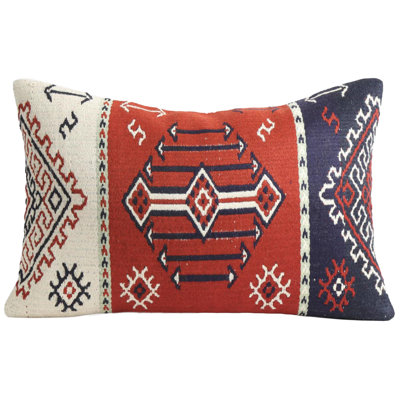 Flat Weave Kenevir Pillow Cover And Insert