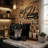 Vintage Farmhouse Kitchen Metal Wall Art Sign With Chef Hat & Whisk For Kitchen, Living Room & Dining Room Wall Decor