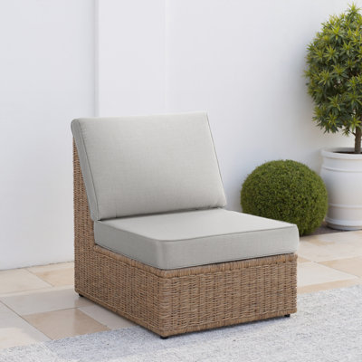 Ellery Sunbrella Square Outdoor Seat/Back Cushion for Patio Furniture