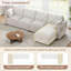 4 Seater Velvet Sofa-1708290151