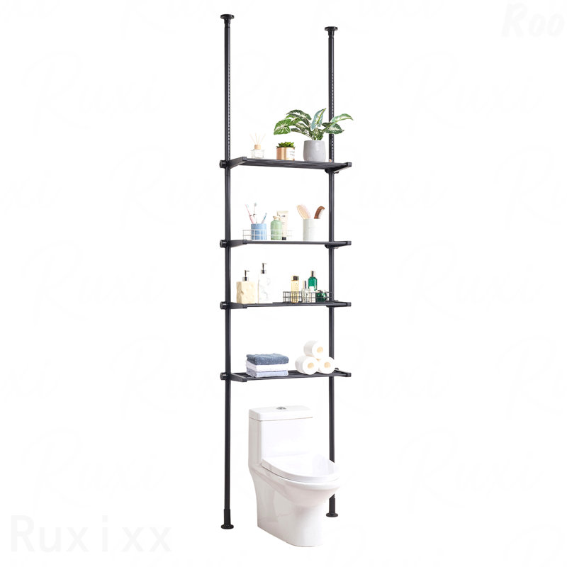 Étagère de salle de bain à 4 niveaux