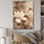 Blanc blanc brun Magnolias nature sérénité - art mural floral