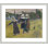 «Brittany Girls Dancing Pont-Aven» par Paul Gauguin - Estampe numérique encadrée