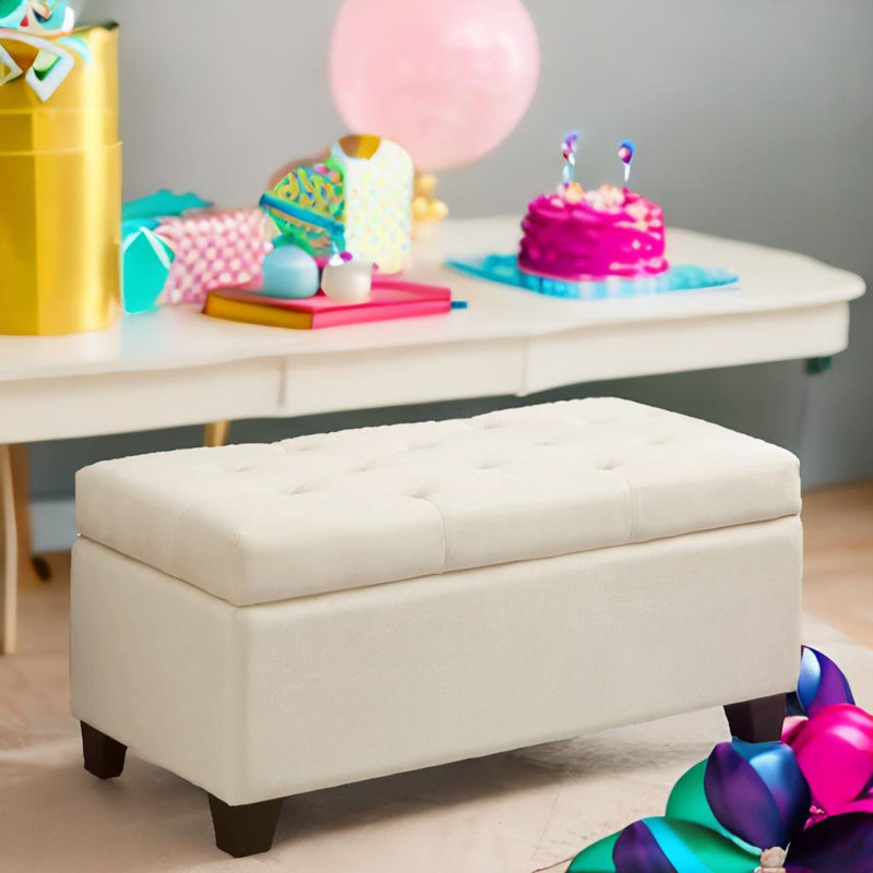 Repose-pieds Niyan, Tissu beige clair