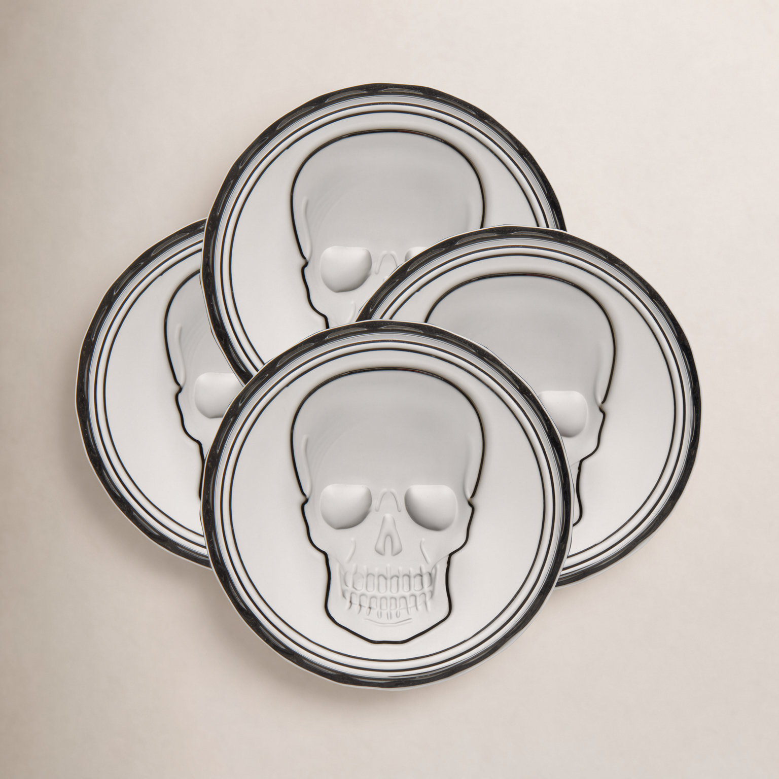 Skull Stackable Coaster Set
