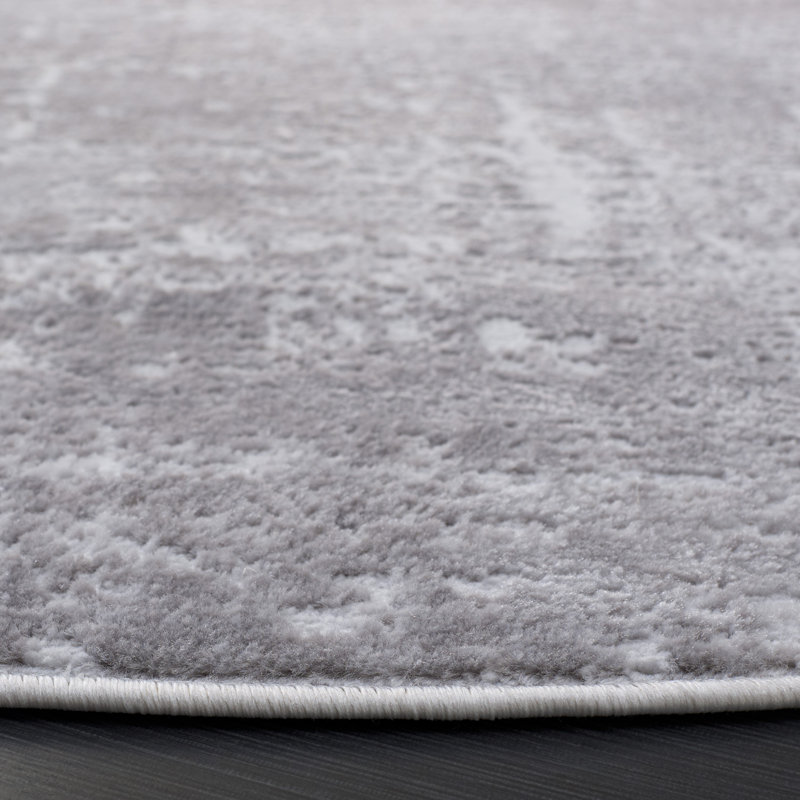 Tapis abstrait Amelia Performance Performance, Rond 6 pi 7 po