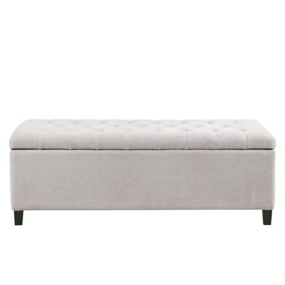Tufted Top Soft Close Storage Bench For Bedroom