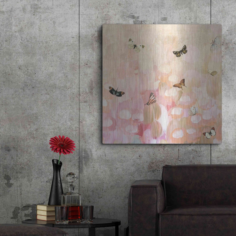 "Butterfly By 8" par Karen Smith sur, H 36 po x l 36 po