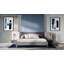 Ensemble de chambre à coucher 4 pièces en imitation béton moderne et gris-113450240