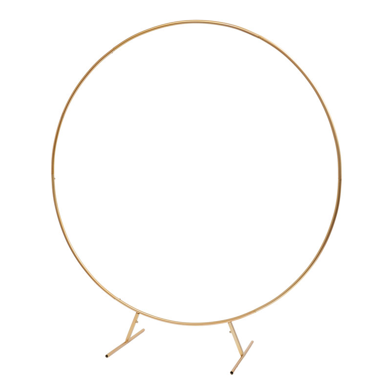 Round Arch Frame, 180cm H x 50cm W x 3cm D, Gold
