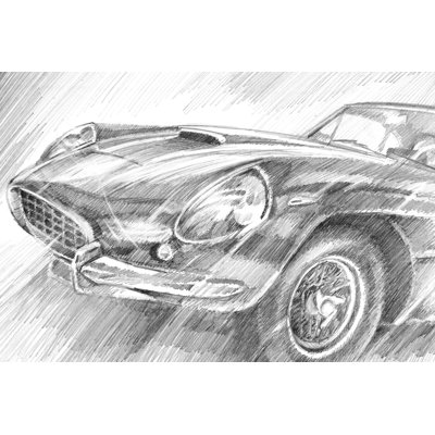 «Sports Car Study II» par Ethan Harper - reproduction de dessin sur toile tendue