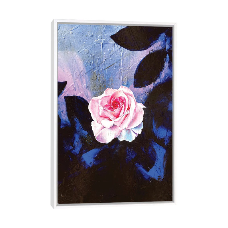 La Vie En Rose by Michael Goldzweig - Floater Frame Painting on Canvas