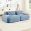 Fauteuil en velours côtelé de luxe 82 po 82 po avec siège coulissant, éponge courbée, haute résilience, modulaire pour les pièces audiovisuelles, la base et les chambres à coucher personnalisées