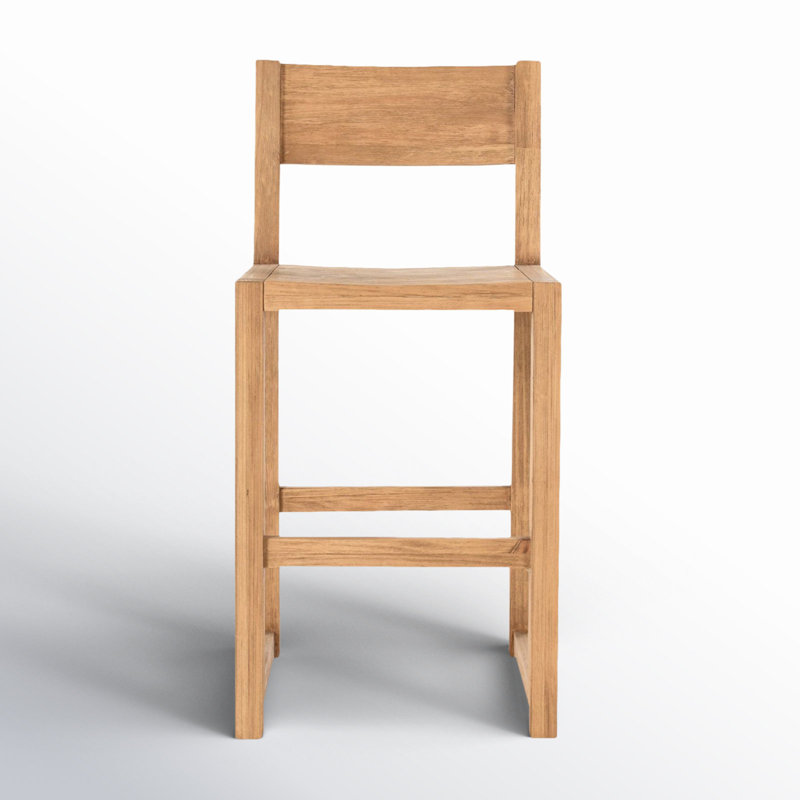 Modica Bar & Counter Stool, Counter Stool (24" Seat Height), Natural Brown