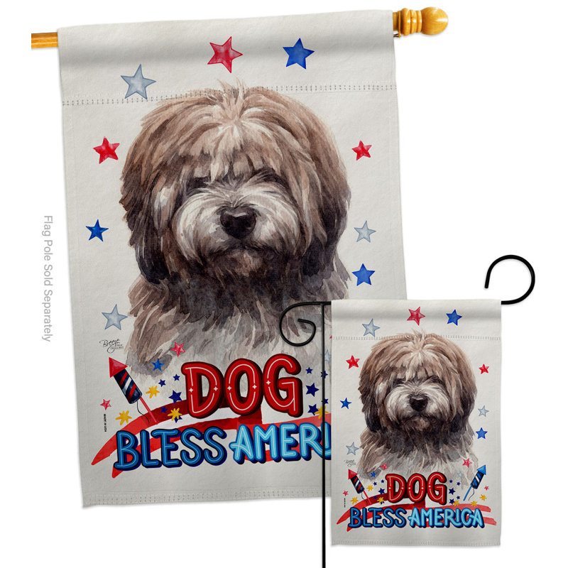 Double Sided 40'' H x 28'' W Polyester Animal House Flag
