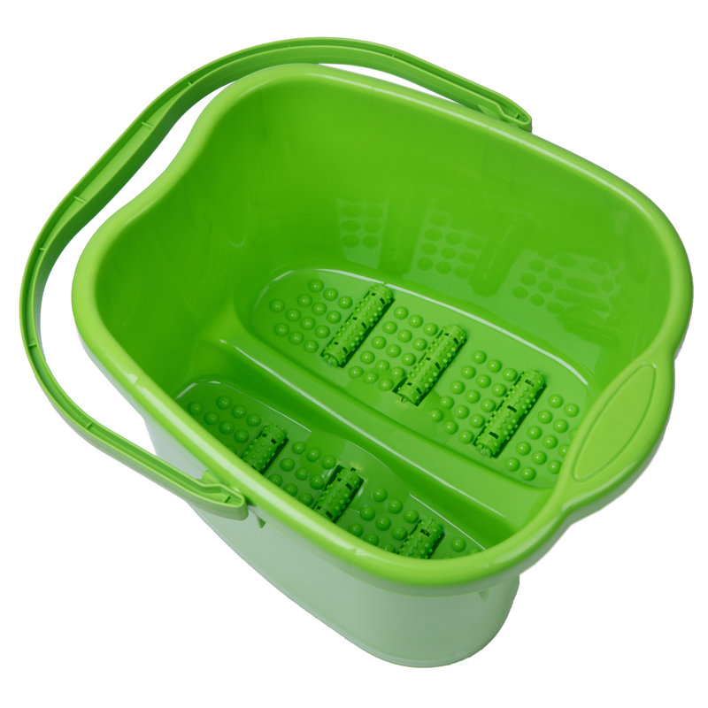 Basicwise Spa Bath Bucket in Green