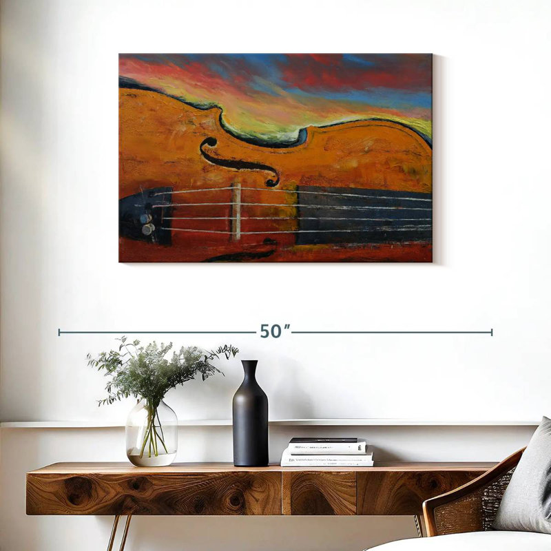 Abarca A Violin, H 24 po x l 36 po