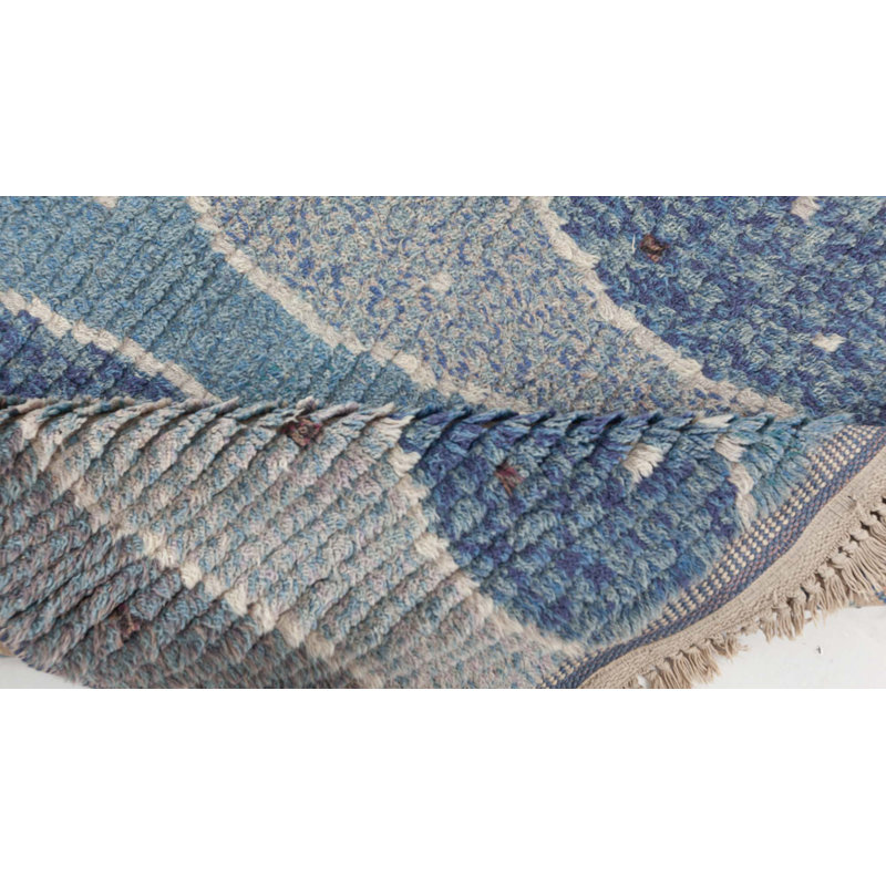 Vintage One-of-a-Kind Rectangle 3'9" x 5'11" Hand Knotted Area Rug