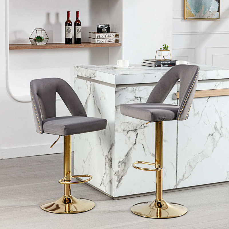Tabouret Joycene, Gris