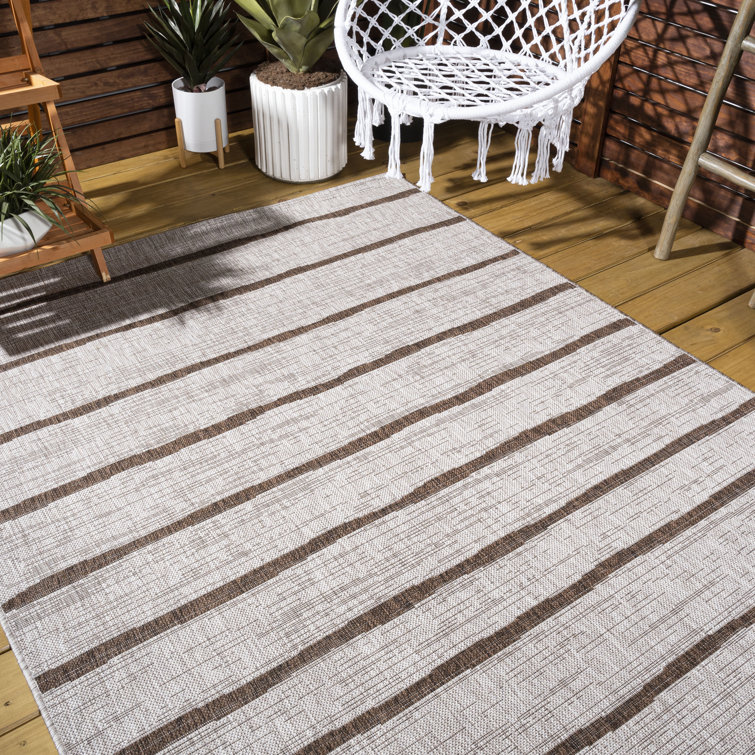 Siedentopf Berber Stripe Beige/Brown Indoor/Outdoor Rug