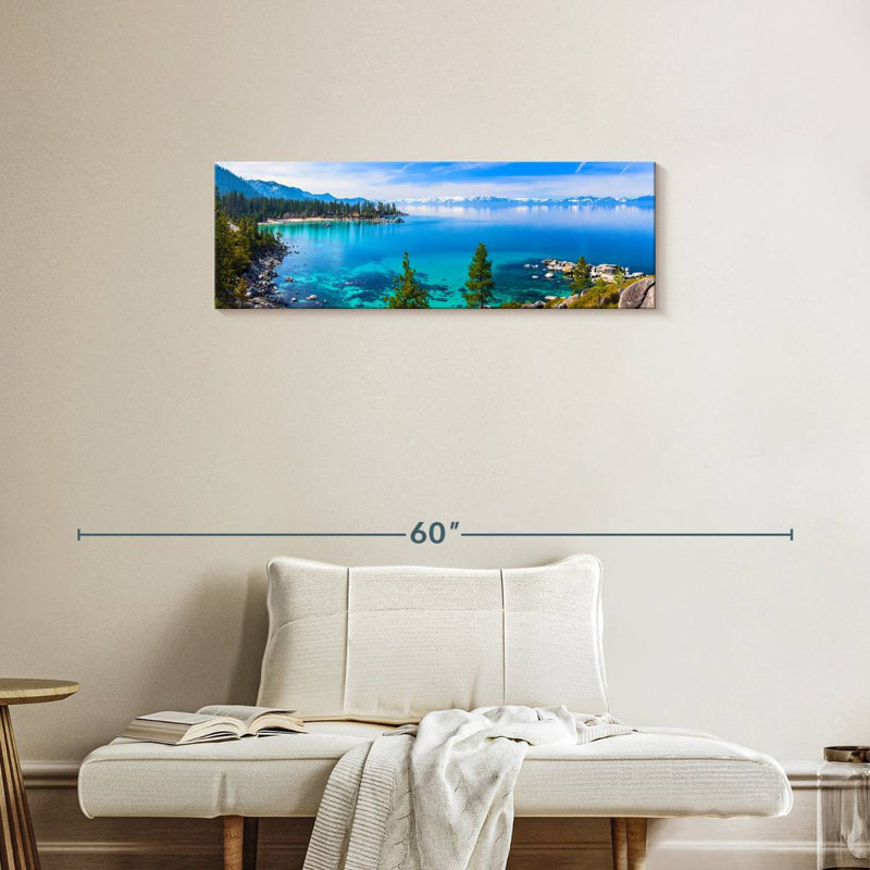 Sur toile, H 12 po x l 36 po x P 1,25 po