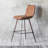 Catanzaro Upholstered Counter Stool with Metal Frame-27107896