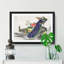 Peacocks & Peony Flower by Numata Kashu - Picture Frame Painting Print-55739043-55739046
