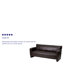 Leather/Faux Leather 32.5'' Reception Sofa-118913857