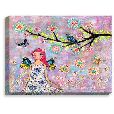 « papillon fée » par sascalia, reproduction d’art sur toile tendue