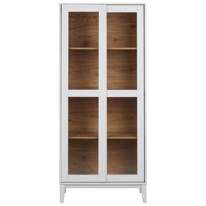 Anze Display Cabinet, White