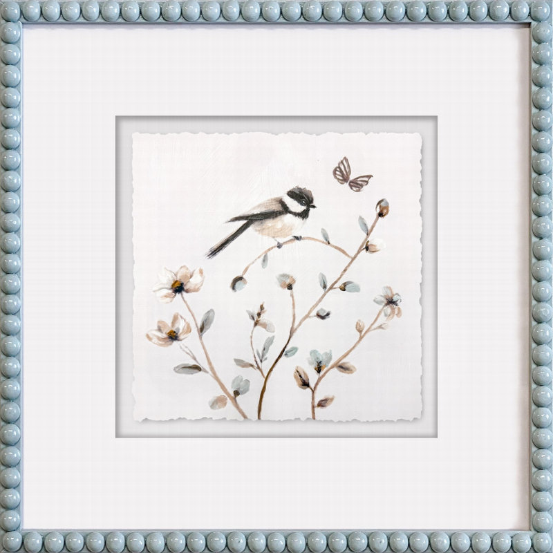 Chickadee Charm II Canvas Wall Art