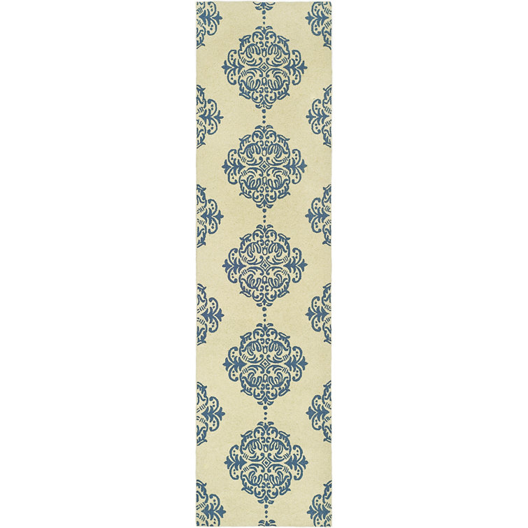 Daijah Hand Hooked Wool Pile Geometric Rug
