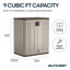 Armoire de rangement en résine avec portes verrouillables l 30 po x P 20,25 po Suncast, fabriquée aux États-Unis