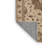 Machine Washable Tabriz Brown Area Rug
