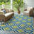 Evyanna Geometric Indoor / Outdoor Rug-19766407