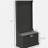 3-In-1 Entryway Hall Tree with Storage Bench, Coat Rack with Four Hooks and Shoe Storage