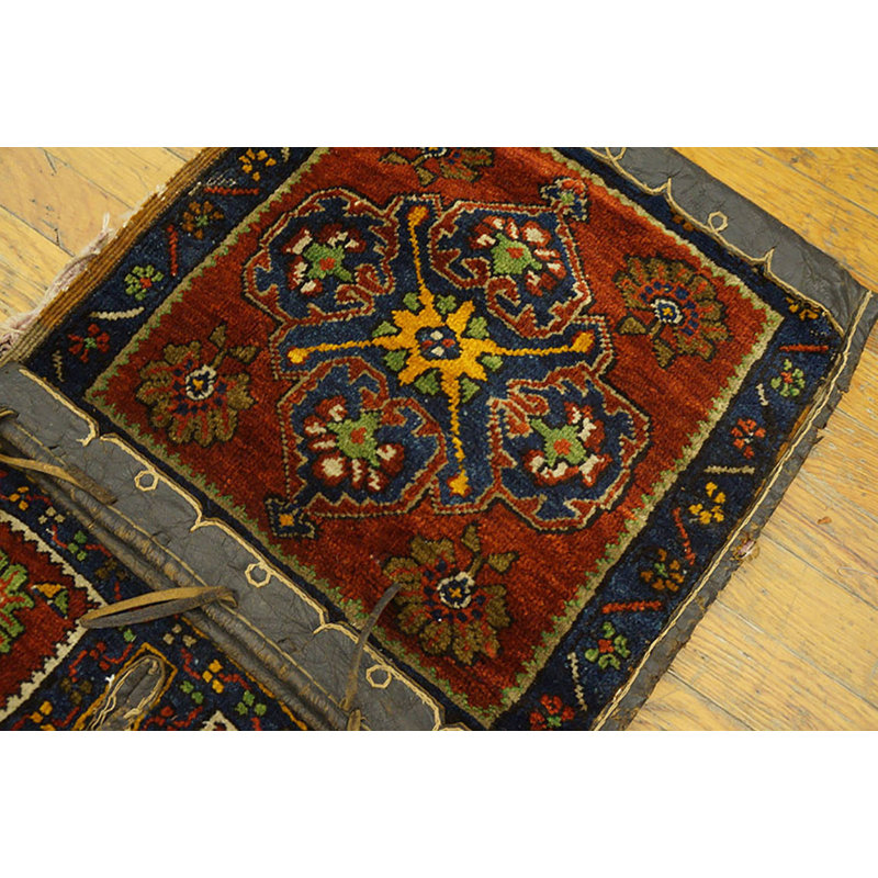 Hand Knotted Wool Floral Area Rug in Pink