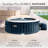 Intex 110 Volt 170 - Jet Vinyl Round Inflatable Hot Tub
