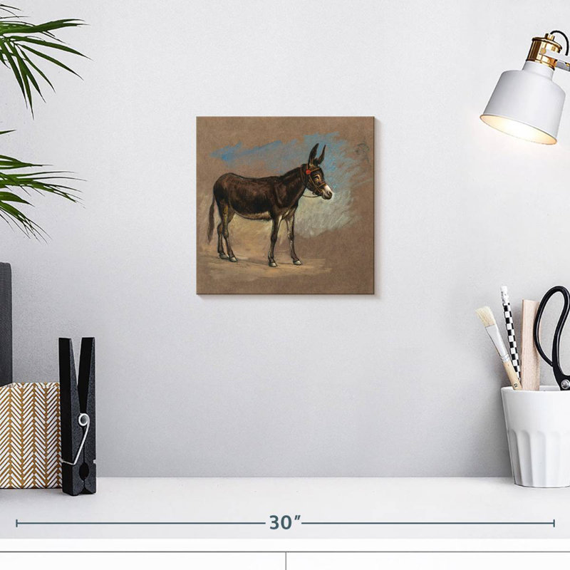 Brampt Study. A Mule, 10" H x 10" W