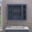 Meuble-lavabo simple avec plateau en céramique Shaianna-933391304