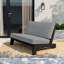 Asharna 111.3Cm Wide Outdoor Straight Loveseat with Cushions-1979336658-1979336661