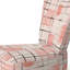 Chaise d'appoint abstraite moderne transitionnelle rembourrée - Chaise d'appoint Blush Grid III-1821452280
