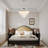 6 - Light Dimmable Tiered Chandelier