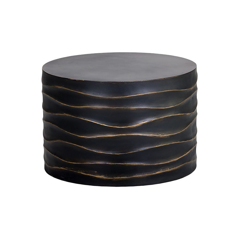 Corey Coffee Table, Black, 16" H x 23.5" L x 23.5" W
