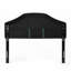Tête de lit tapissier capitonnée pour lit grand et bois massif Pieds en métal durables, hauteur réglable et garniture cloutée-2032838467