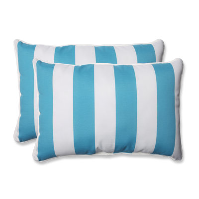 Polyester / Mélange de polyester Housse de coussin rectangulaire intérieure / extérieure lombaire et insert