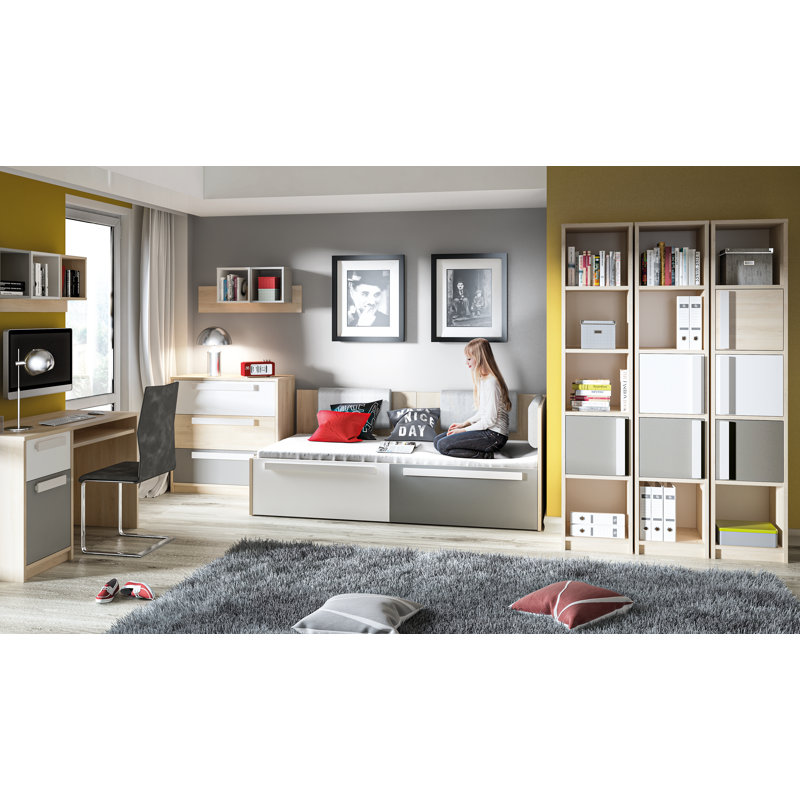 Indalecio 2 Door Solid Wood Wardrobe