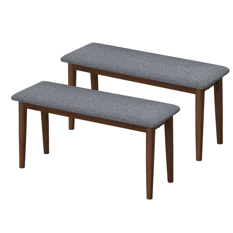 Banc de salle à manger rembourré (ensemble de 2)