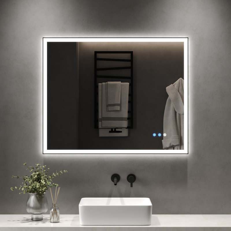  Miroir de salle de bain à DEL DeerValley, 32 po x 40 po