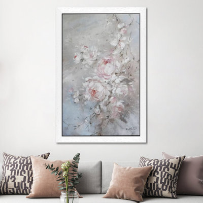 Blush Rose by Debi Coules - Painting on Canvas